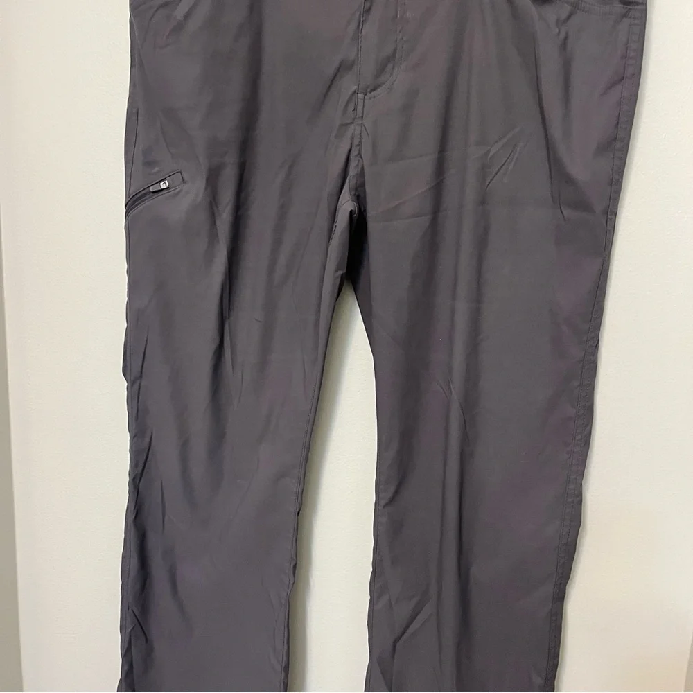 Orvis Pants Mens 36X32 Gray Cargo Utility‎ Nylon Hiking Fishing Outdoor EUC